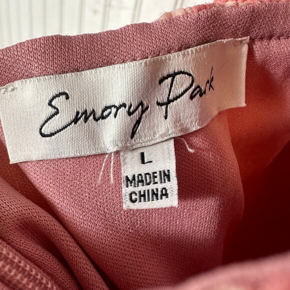 Emory Park Pink Check Dress - Picture 6 of 6